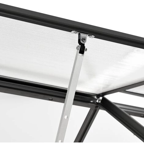 LES TENDANCES Serre Anthracite Aluminium 8,17 M² 7 LES TENDANCES Serre Anthracite Aluminium 8,17 M² – Image 5