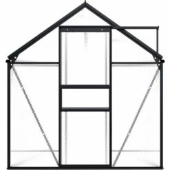 LES TENDANCES Serre Anthracite Aluminium 3,61 M² -France Serre de jardin Soldes 2022 66925130 4