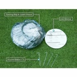 Mini Serre Pop Up Grow House, Couverture De Serre Intérieure Extérieure En PVC, Petit Abri De Fleurs De Jardin Portable - 70 X 70 X 80 Cm-thsinde -France Serre de jardin Soldes 2022 66963535 4