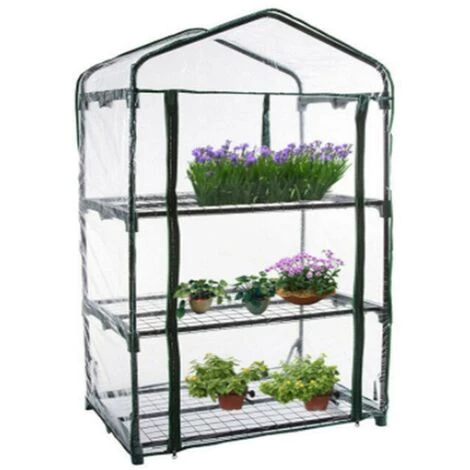 BF Serre 3 Couches Plantes Maison Jardin étagère Légumes Couverture Transparente Pvc Couverture 69*49*92cm 3 BF Serre 3 Couches Plantes Maison Jardin étagère Légumes Couverture Transparente Pvc Couverture 69*49*92cm