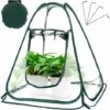 YIENJAOY Mini Serre Et Serre De Balcon, AGILITY Mini Pop Up Serre, Serre De Jardin Balcon, Mini-Tente De Serre, Serres De Culture En PVC De Intérieur Ou Extérieur, Tente Fleur Abri Pour Plantes De Jardin 70 X 70 X 80 Cm -France Serre de jardin Soldes 2022 67905565 1