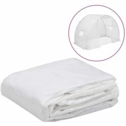 LangRay Maison & Jardin Couverture De Remplacement Serre (4,5 M²) 3x1,5x2cm Transparent